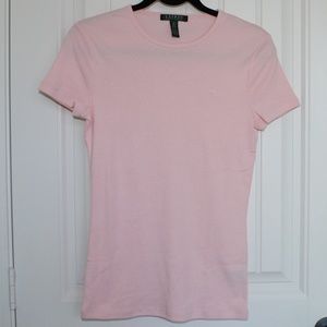 Lauren Ralph Lauren pink tee Size M